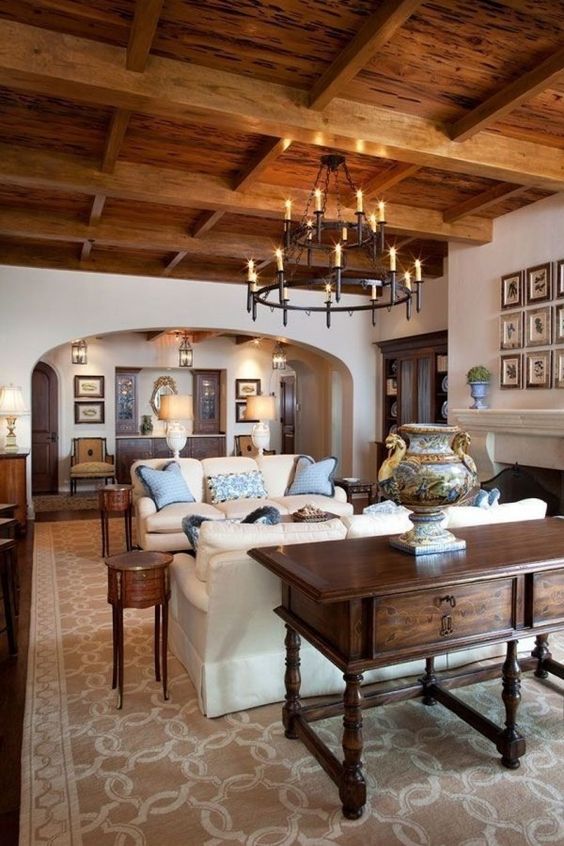 Exposed Wood Beam Ceilings Add Rustic Warmth