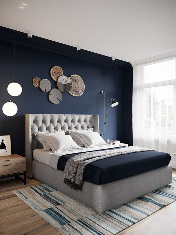 Wood Slice and Mirror Wall Art Adds Organic Texture