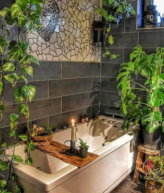 Live-Edge Wood Tray For Bath Essentials and Ambiance