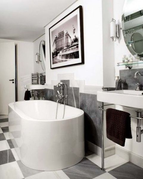 Framed Monochrome Art Adds Architectural Interest