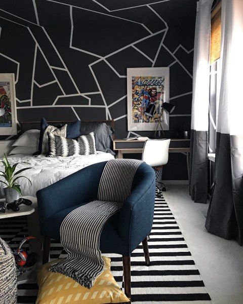 Geometric Wall Tape Adds a Bold Graphic Element