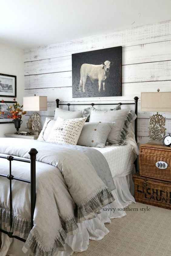 Stacked Wicker Trunks Add Farmhouse Storage and Style