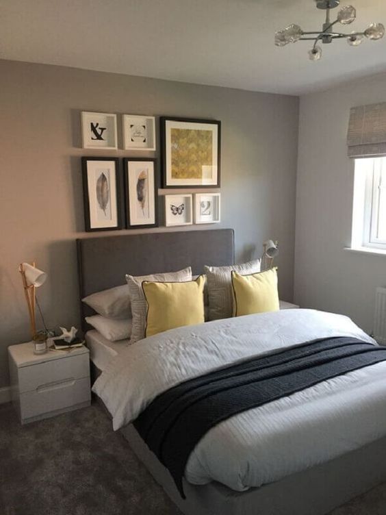 Gallery Wall Mixes Geometric and Nature Prints