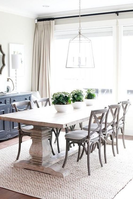 White Bowls of Greenery Add Freshness to the Table