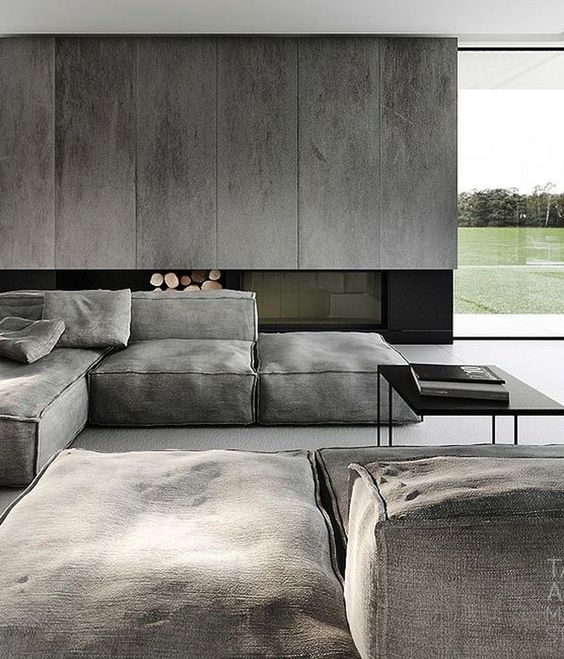 Frame a Fireplace with Stone-Look Wall Panels