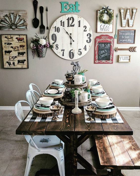 Incorporate Natural Texture with Wooden Slice Chargers