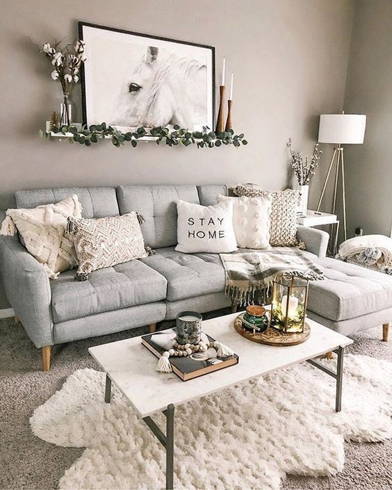 Soften a Statement Art Piece with Eucalyptus