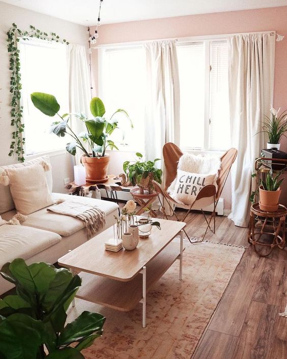 Soften Window Frames with an Ivy Garland