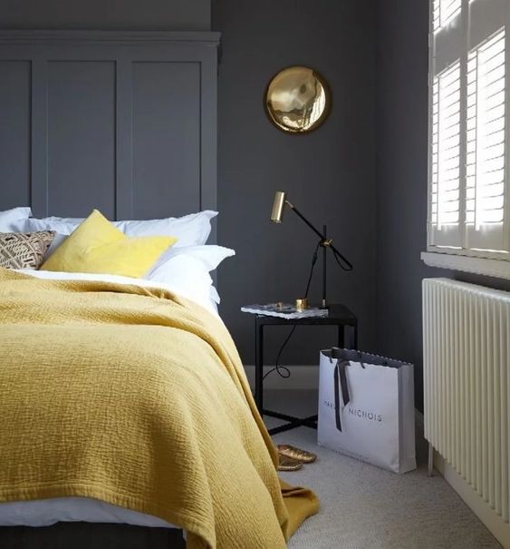 Textured Yellow Throw Blanket Adds Cozy Warmth