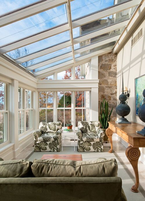 Incorporate Leaf-Patterned Armchairs for Botanical Flair