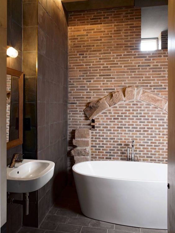 Break Up Brickwork with a Rustic Stone Archway