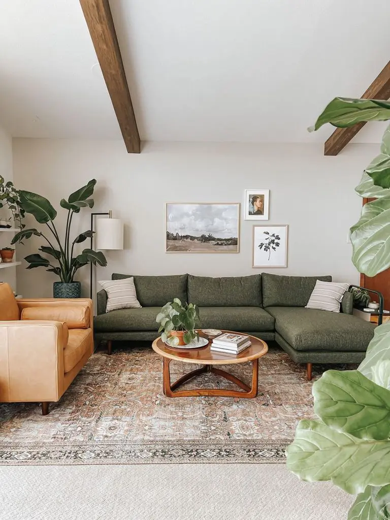 Wooden Coffee Table With Curved Legs Adds Mid-Century Flair