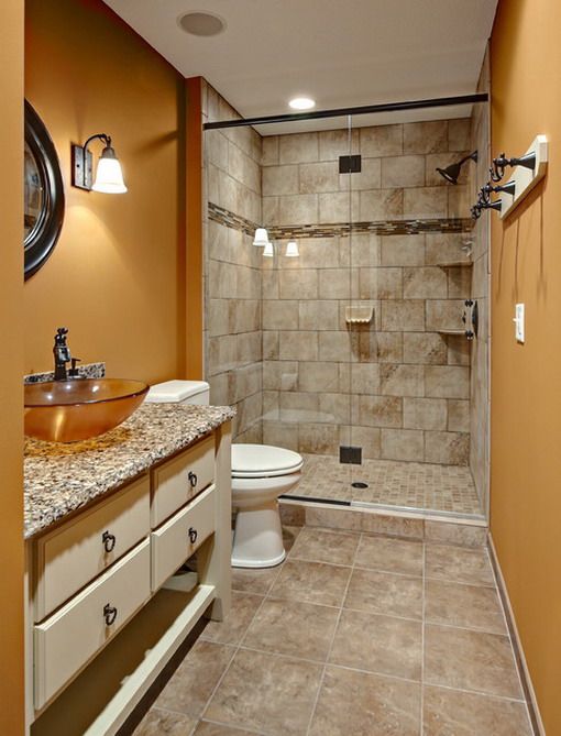 Textured Tile and Glass Shower Create a Spa-Like Enclosure
