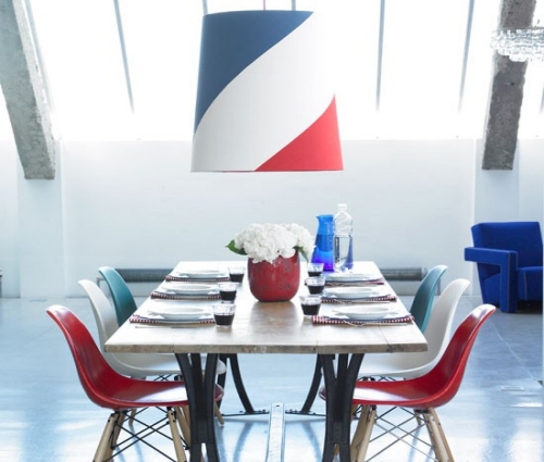 Playful Personality with Mixed Chair Colors in Your Dining Set
