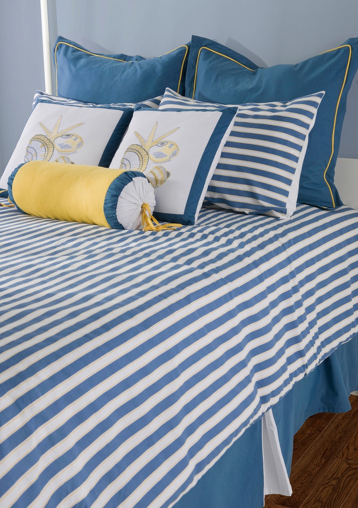 Layer in Coastal Charm with Seashell-Embroidered Pillows