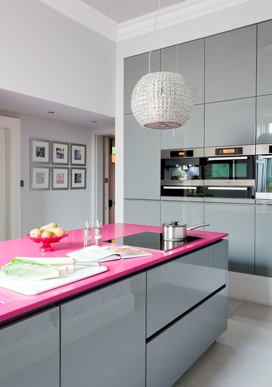 Glamorous Crystal Ball Pendant Light Adds Sparkle Above Your Island