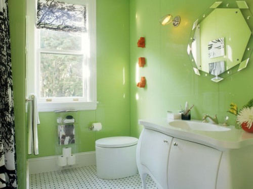 Clear Acrylic Holder Stores Toilet Paper and Reading Material