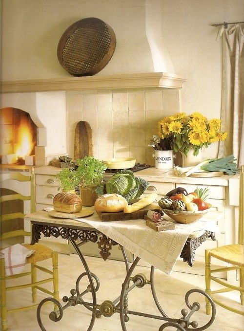Woven wall hanging adds rustic texture above the hearth
