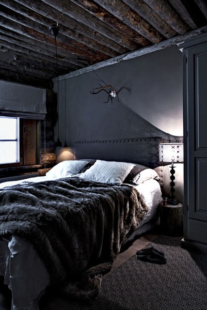 Textured Headboard Adds Subtle Detail Behind the Bed