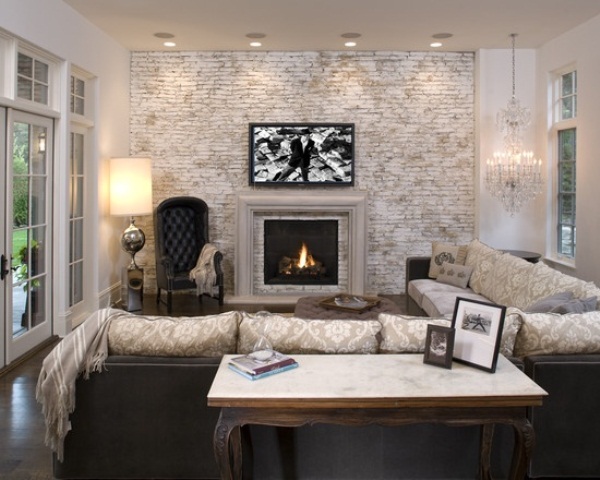 White Stone Brick Walls with Subtle Texture