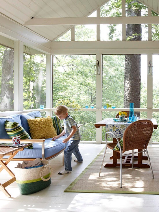 Woven Basket Stores Magazines and Protects Floors