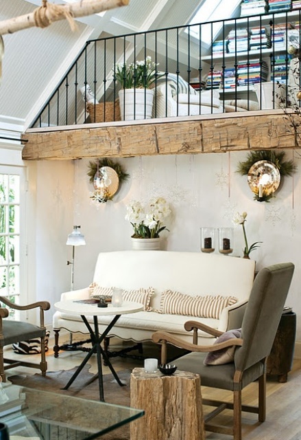 Incorporate Natural Texture with a Tree Stump Table