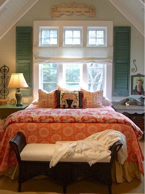Vintage Green Shutters Frame Windows With Rustic Appeal