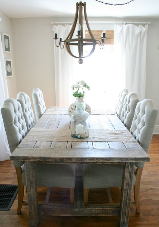 Glass Jar Centerpiece With Candle and Shells