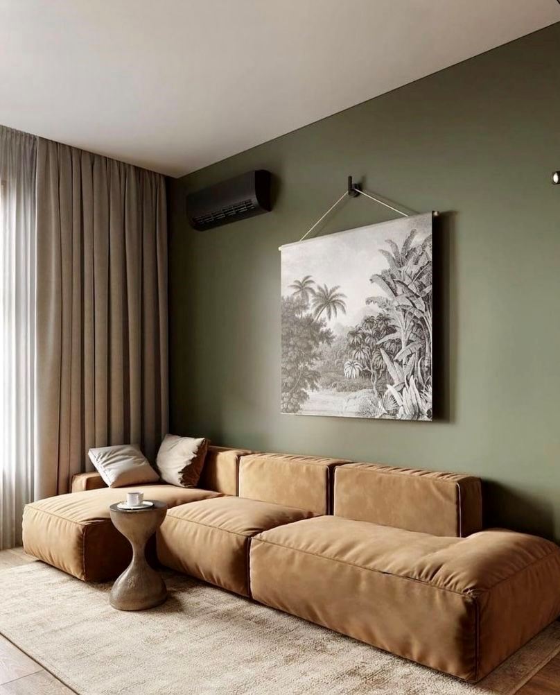 Wall Tapestry Adds a Lush Botanical Scene