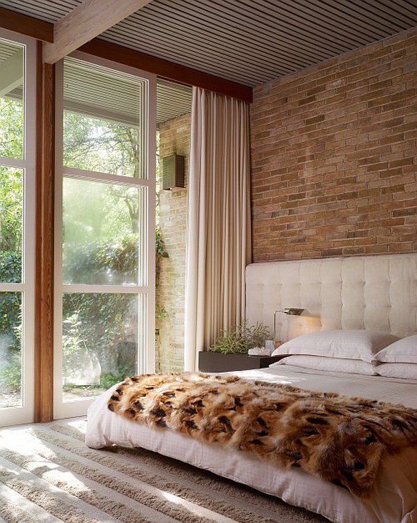 Textured Fur Throw Adds Warmth To The Bed