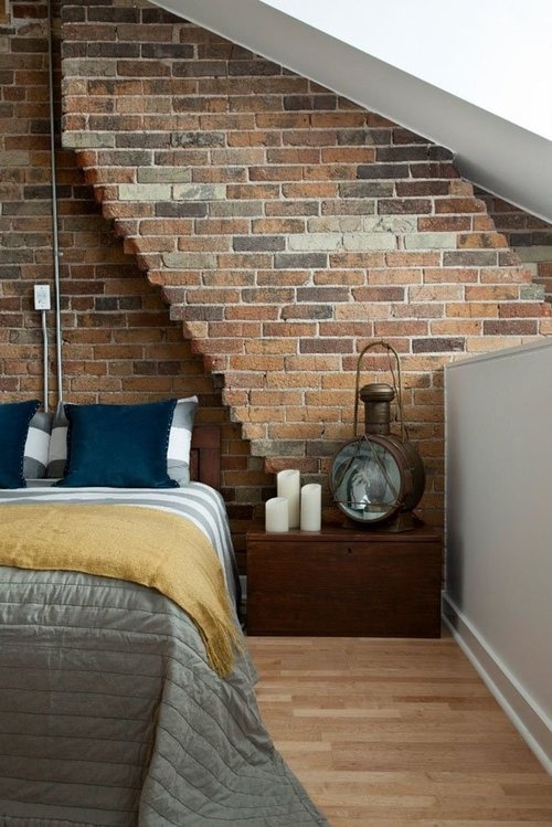 Wooden Chest Serves as a Rustic Nightstand