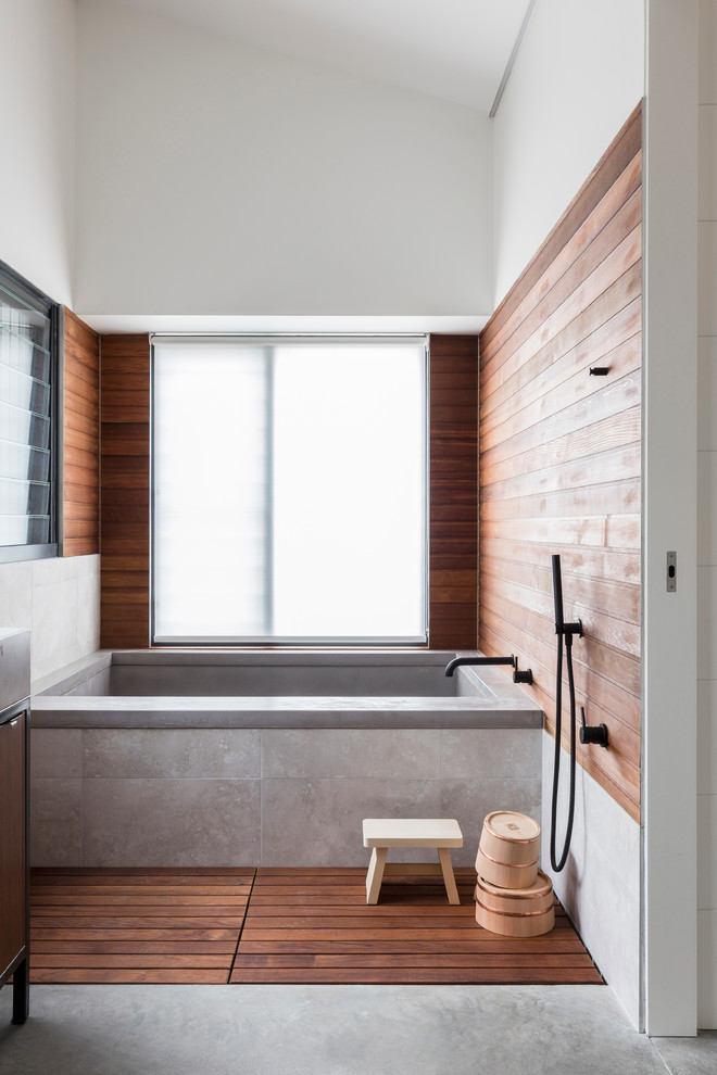 Stackable Wooden Buckets for Bath Accessories
