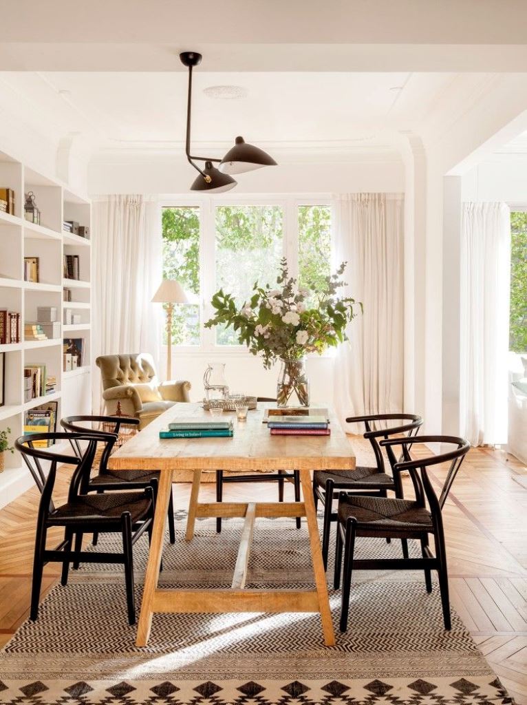Stack Books on Your Dining Table for Instant Decor