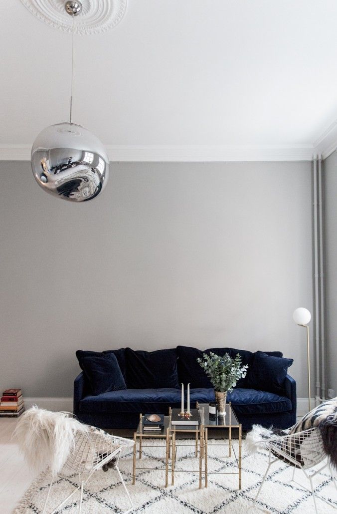 Large Orb Pendant Light Adds Reflective Drama