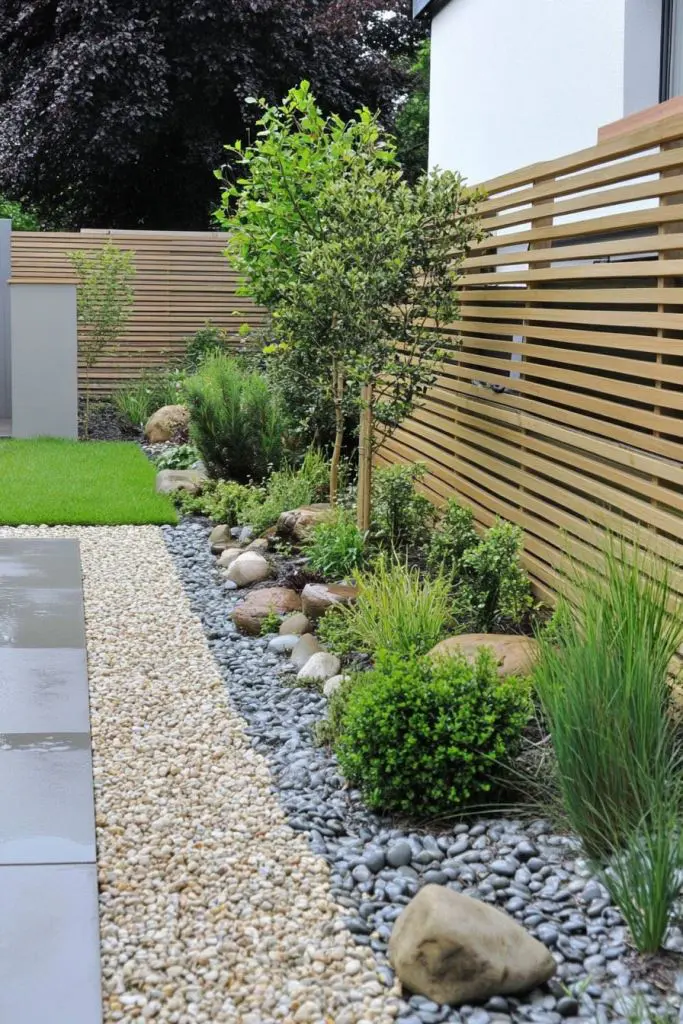 Define Garden Beds with Layered Gravel Paths