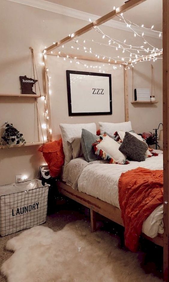 Bedside Canopy Lights Create a Cozy Glow