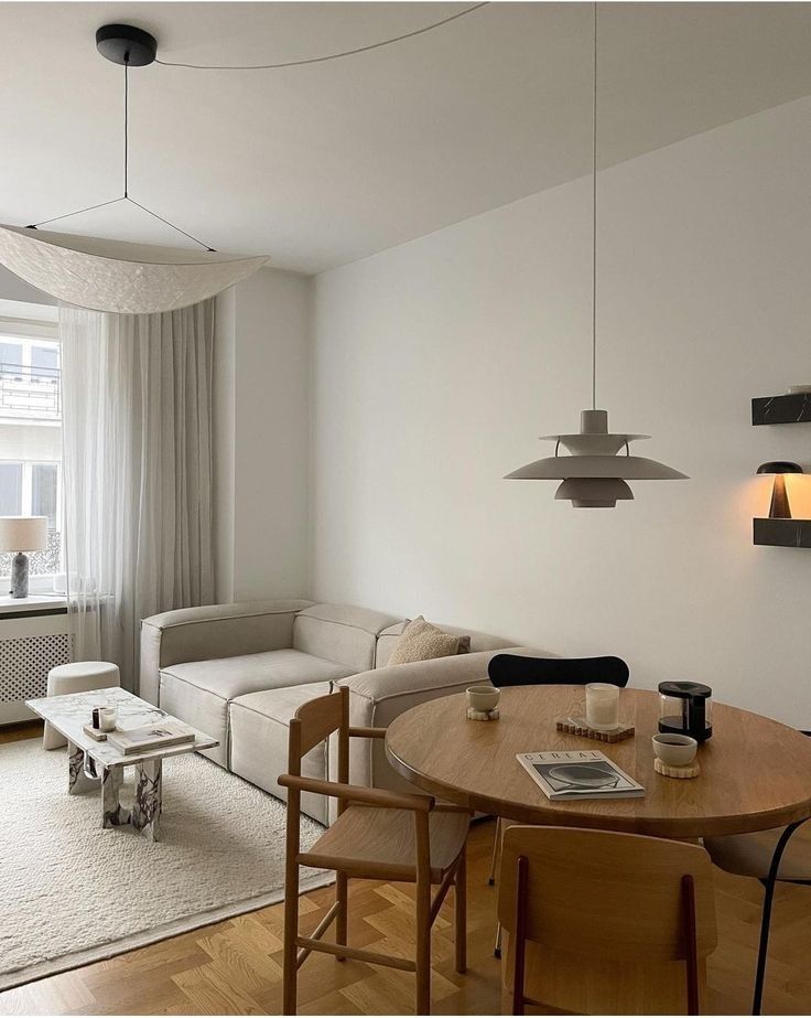 Unique Pendant Light Creates a Soft, Sculptural Focal Point