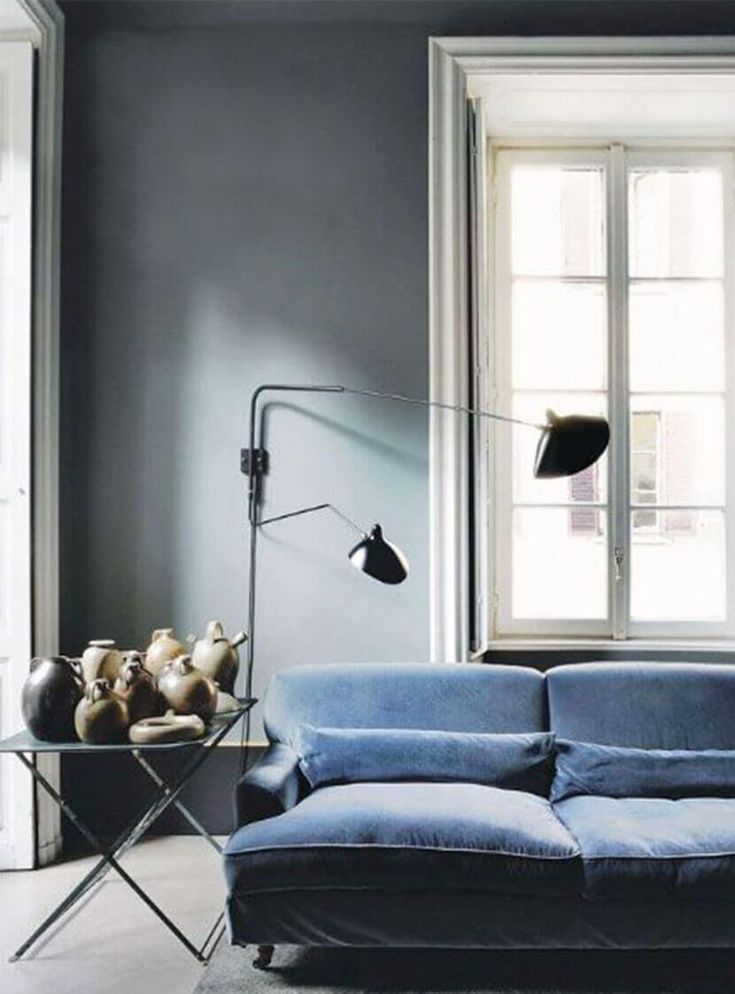 Grouped Ceramic Vases Add Sculptural Interest to a Side Table