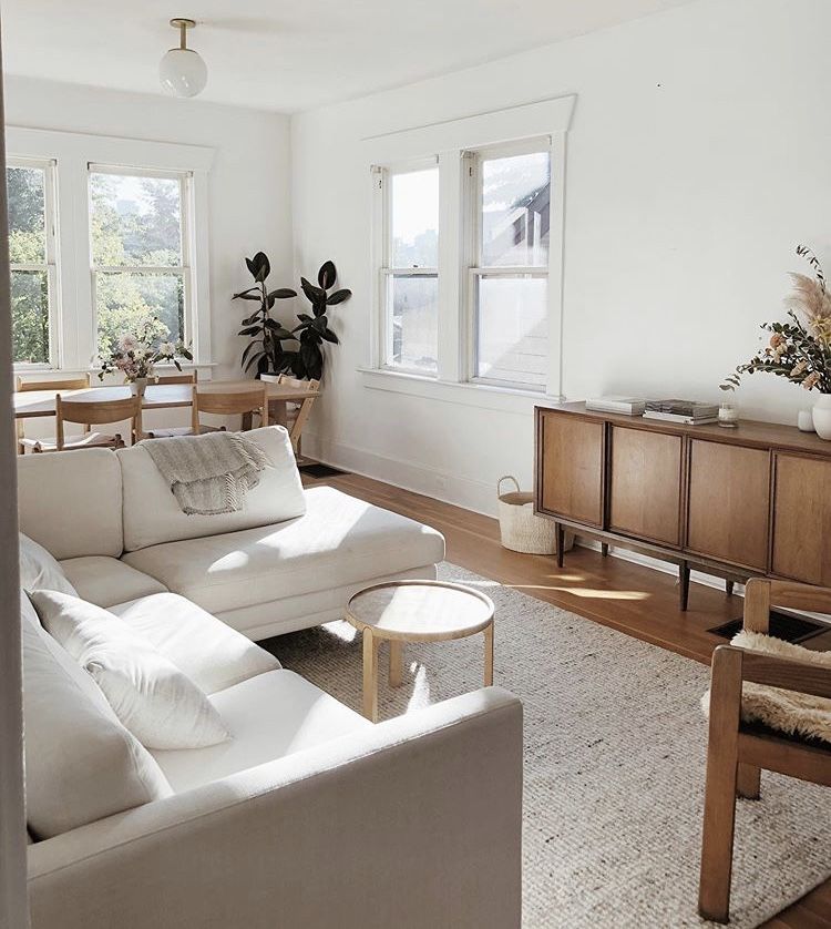 Round Wooden Coffee Table With Minimalist Design