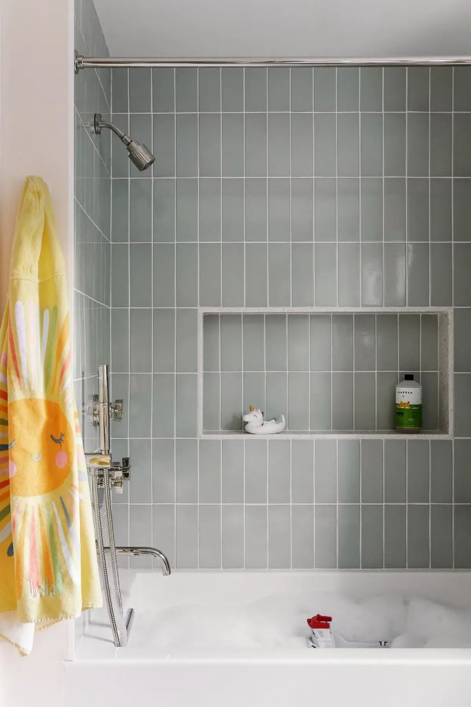 Recessed Shower Niche For Whimsical Bath Time Companions