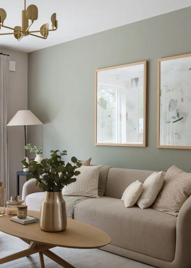 Two Framed Mirrors Add Depth and Light to the Wall