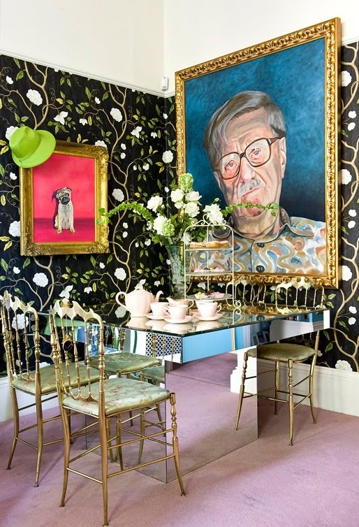 Choose a Mirrored Table to Reflect Light and Add Glamour