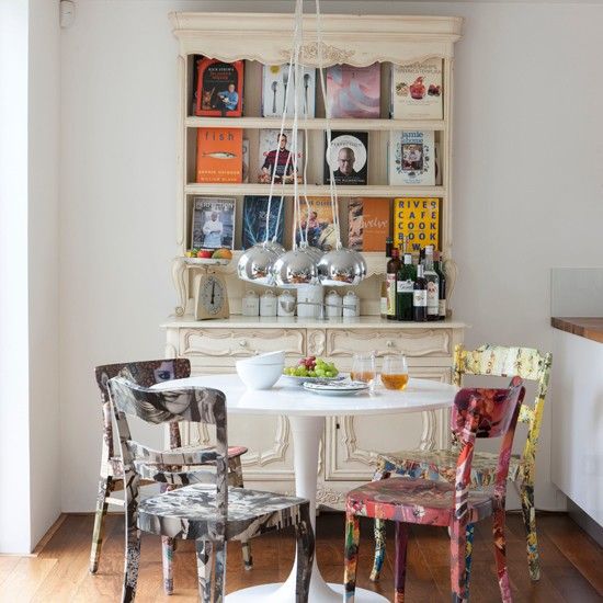 Mix and Match Chairs for an Eclectic Dining Set