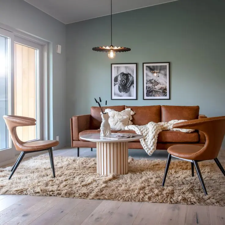 Fluted Drum Coffee Table Adds Vertical Detail