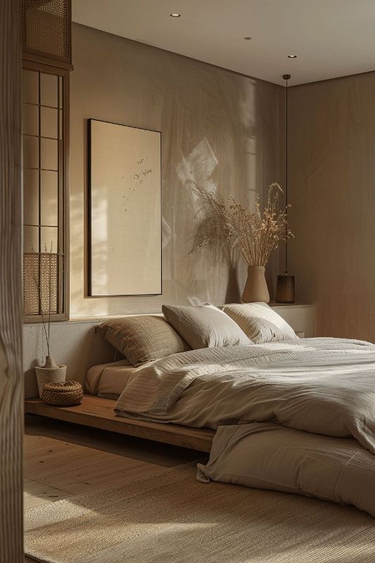 Choose Textured Neutral Artwork for a Serene Focal Point