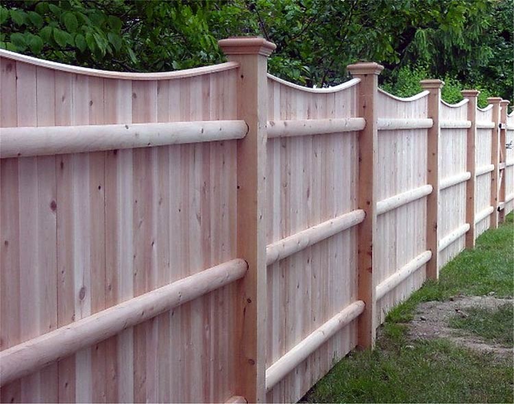 Soften Your Fence Line with a Curved Top and Rounded Rails