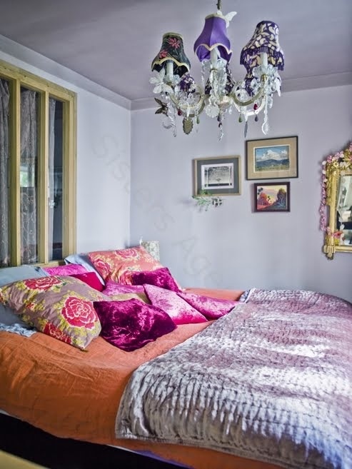 Pile Velvet and Floral Pillows for Plush Layers
