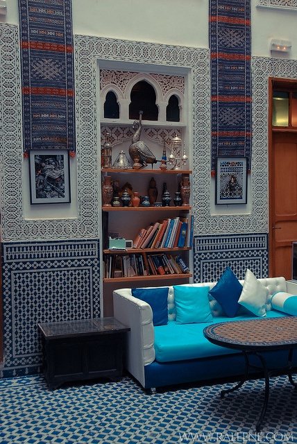Built-in Niches Display Collections of Ornate Objects