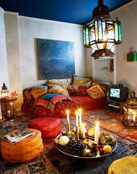 Ornate Lanterns Add Ambient Glow and Moroccan Style