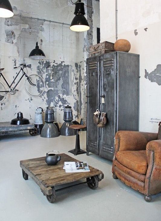 Vintage Lockers Offer Industrial Storage With Character